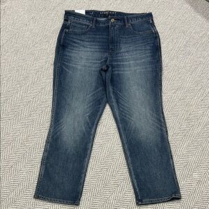White House Black Market Dark Blue Straight Jeans